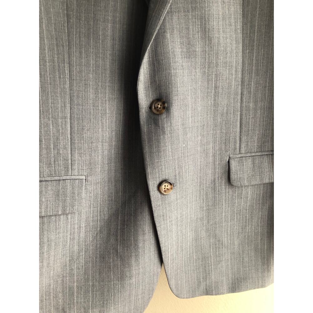 Lauren Ralph Lauren Men Gray Wool Suit Jacket Size 42R - Picture 3 of 14